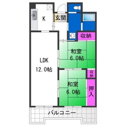 ボナール辻川の物件間取画像